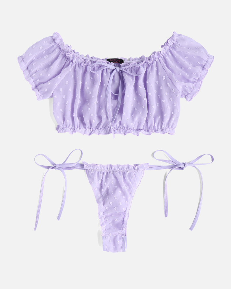 Mesh Butterfly BH und Panty Set