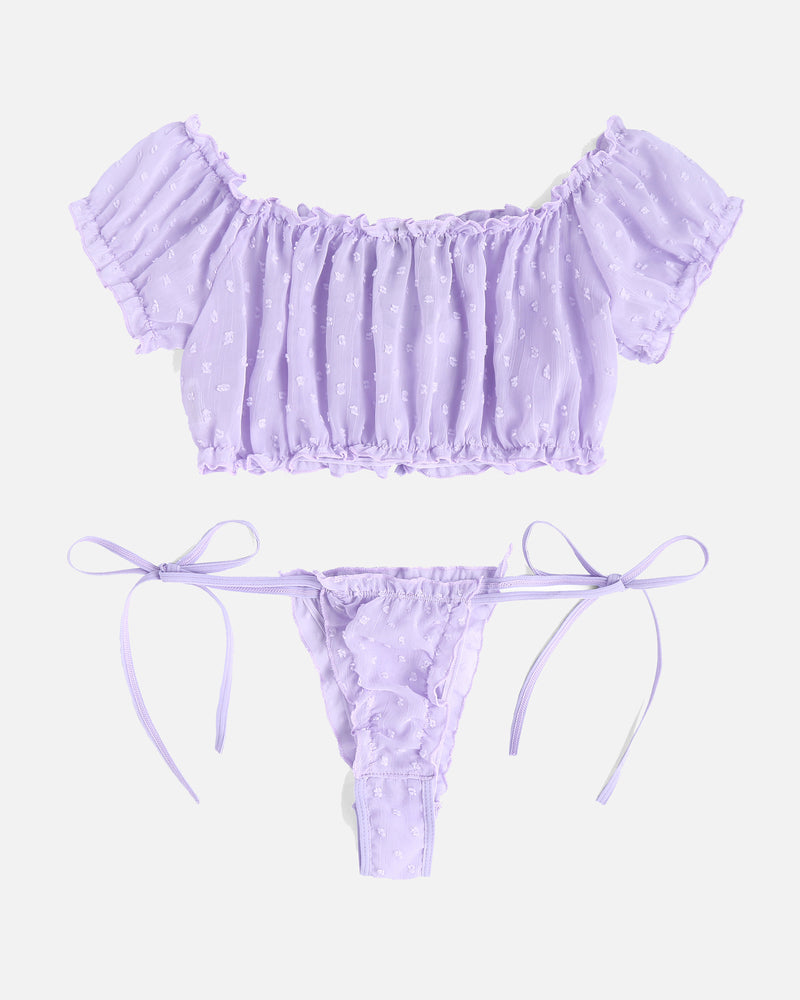Mesh Butterfly BH und Panty Set