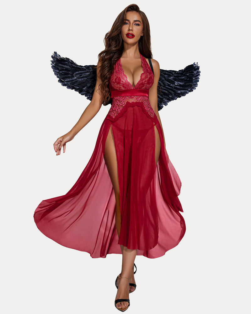 Spitze Mesh Brautkleid