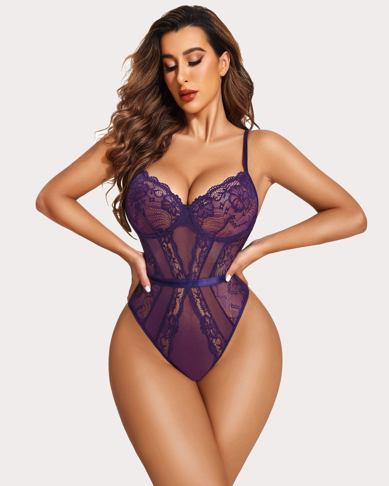 Snap Crotch One Piece Bügel-Bodysuits