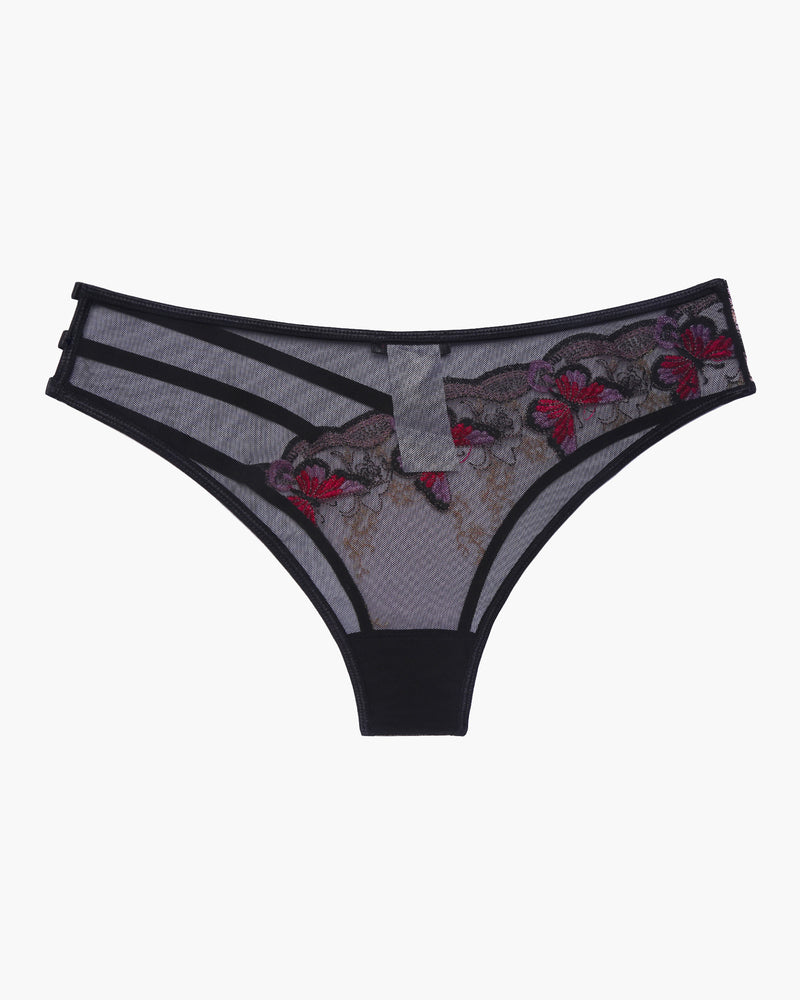 Schmetterling besticktes Mesh-Höschen