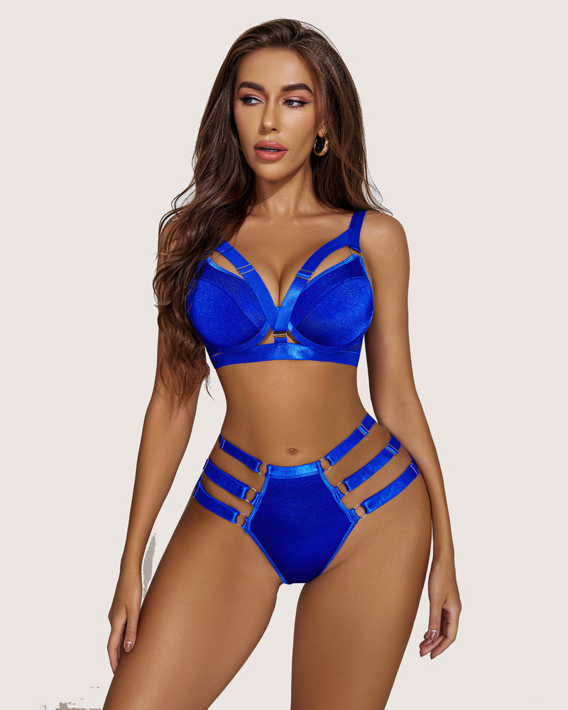 Push Up BH und Panty Set Zweiteilige Dessous