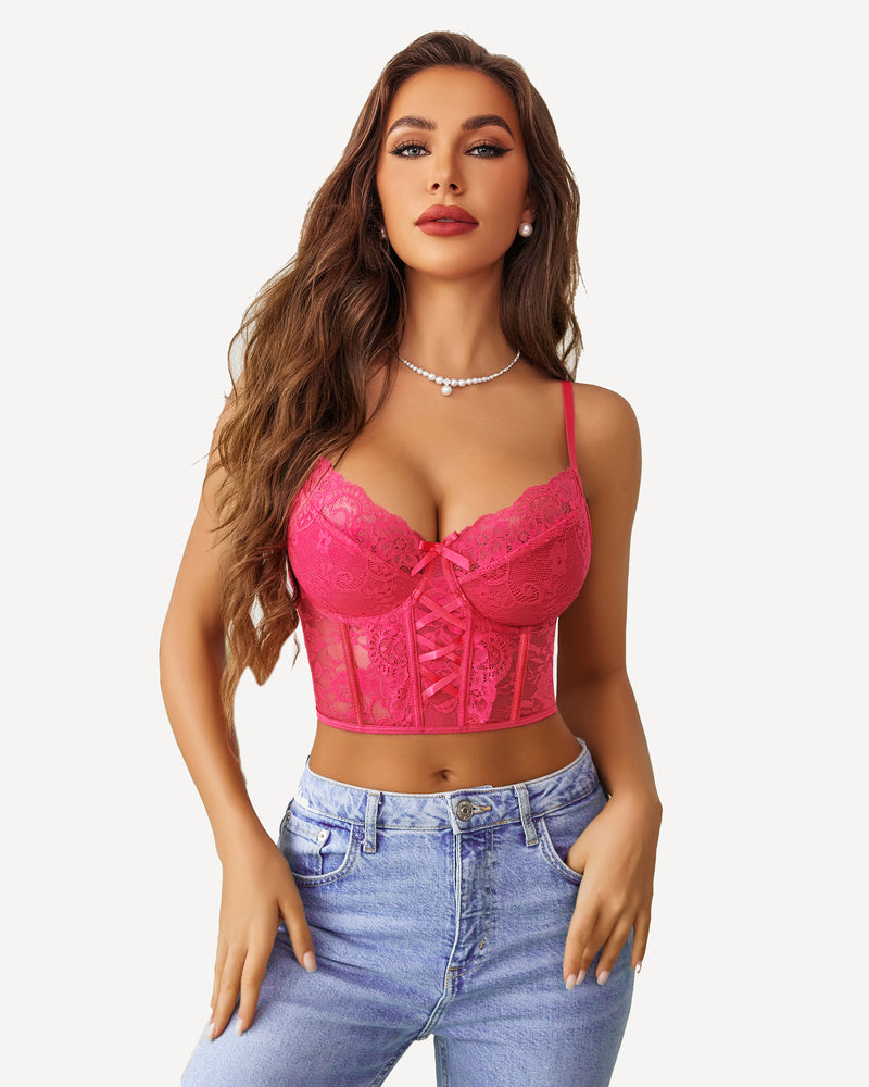2 Stück Spitze Dessous Set mit BH und Panty Sets
