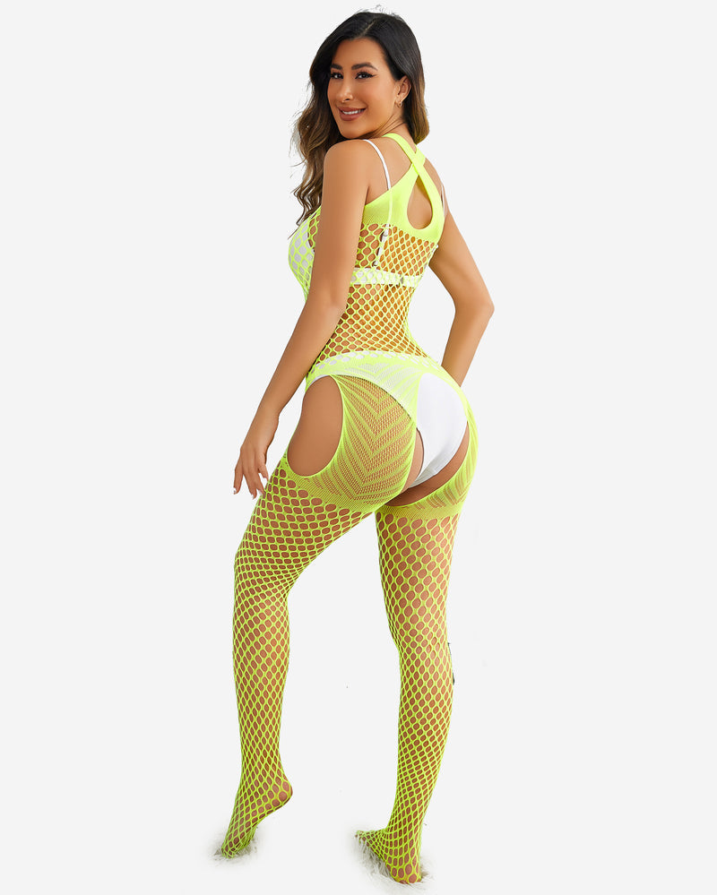 Netzstrümpfe Jumpsuit