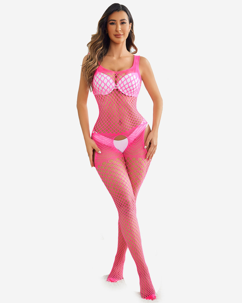 Netzstrümpfe Jumpsuit