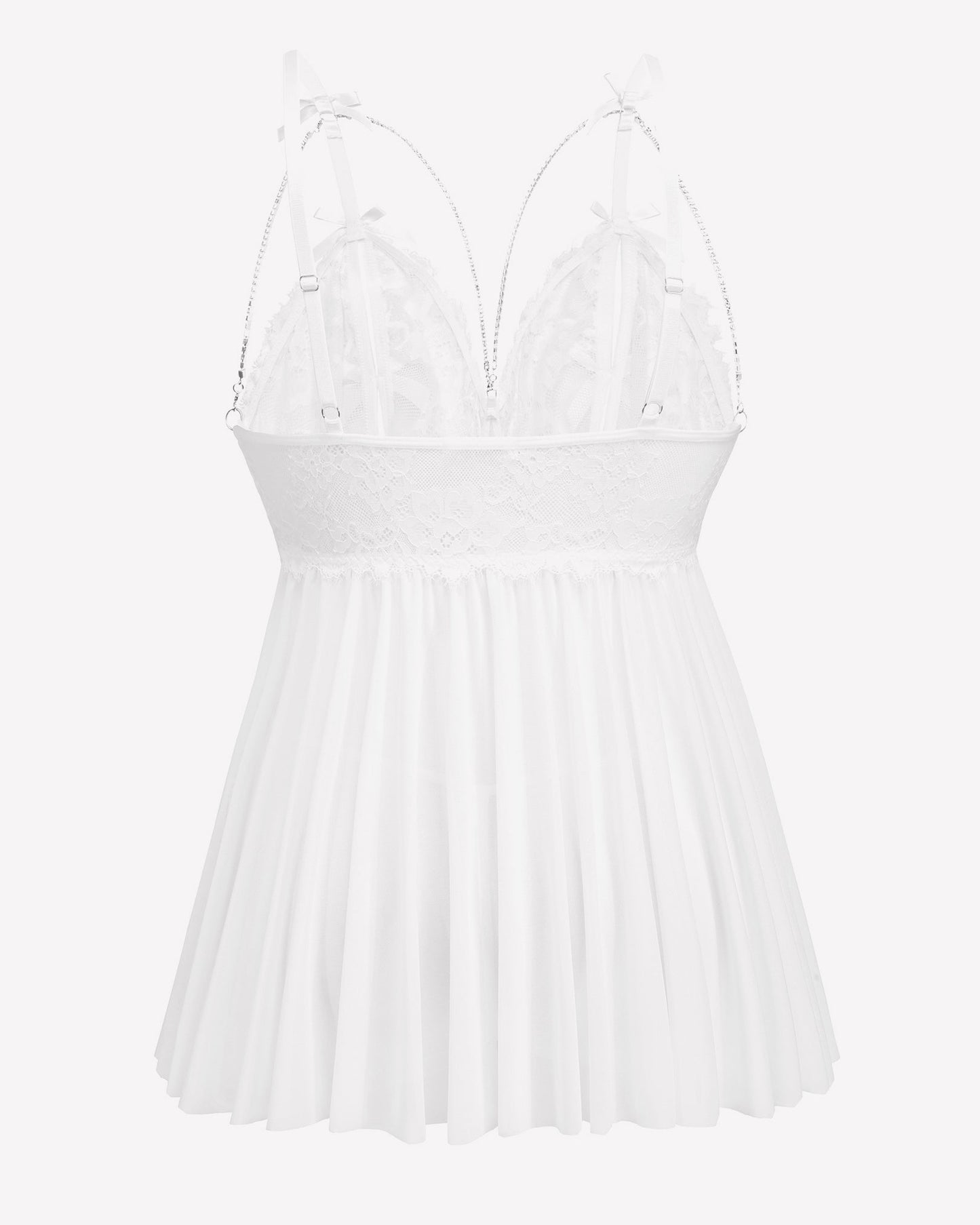 Plus Size Spitze Babydoll Nachthemd