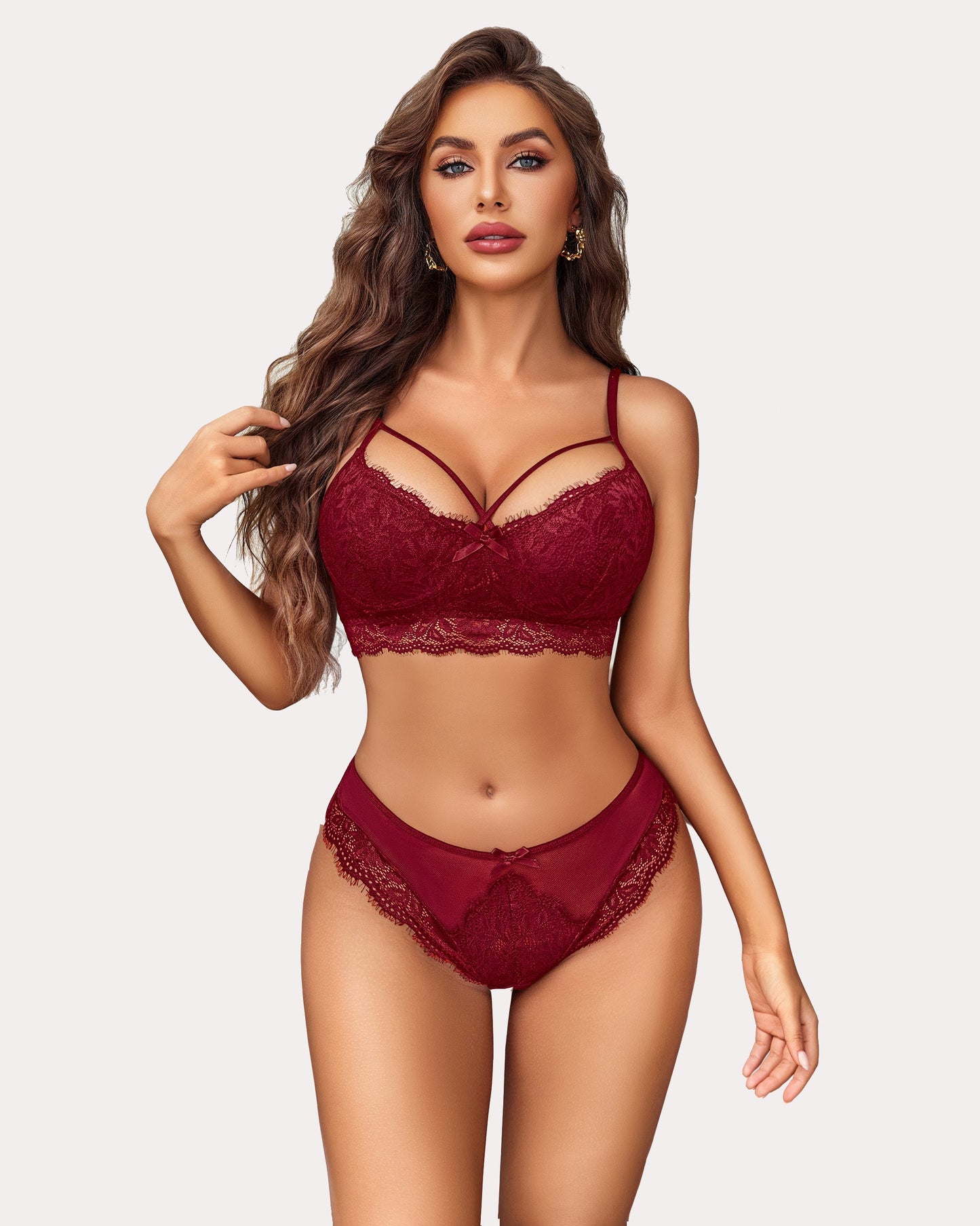 Spitze BH und Panty Set Dessous Set
