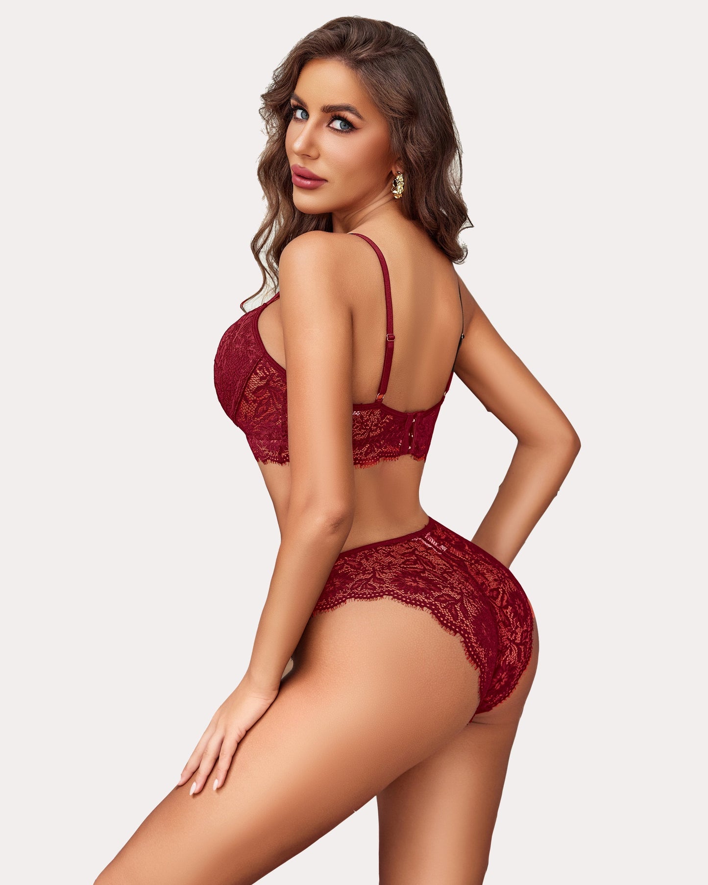 Spitze BH und Panty Set Dessous Set