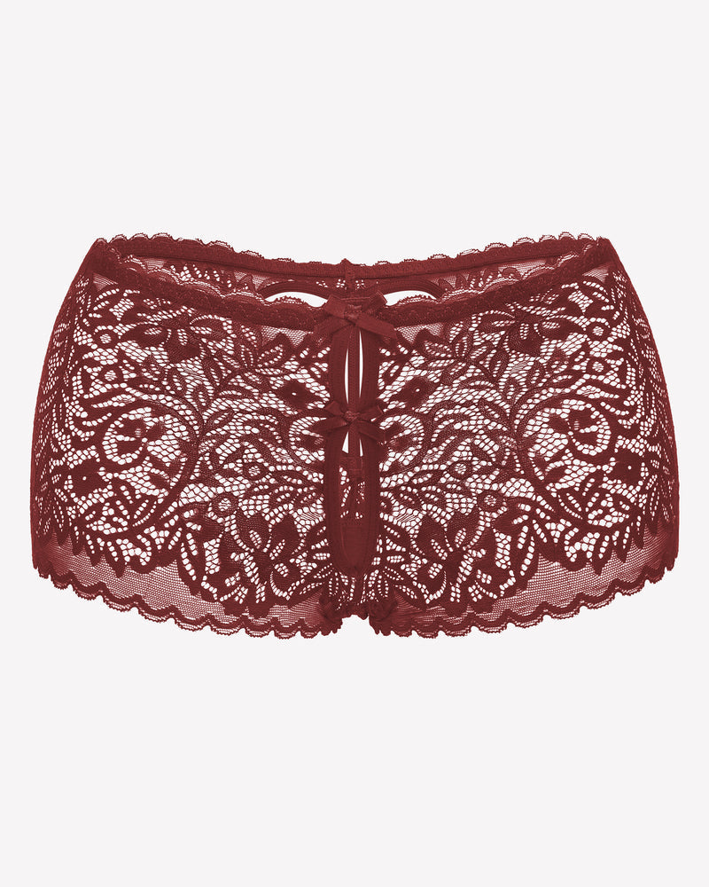 Spitze BoyShorts Hohe Taille Höschen