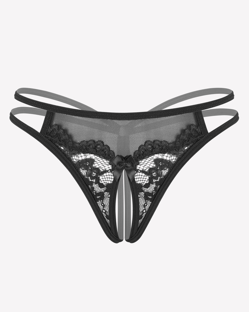 Lace Floral Lace Briefs G-String