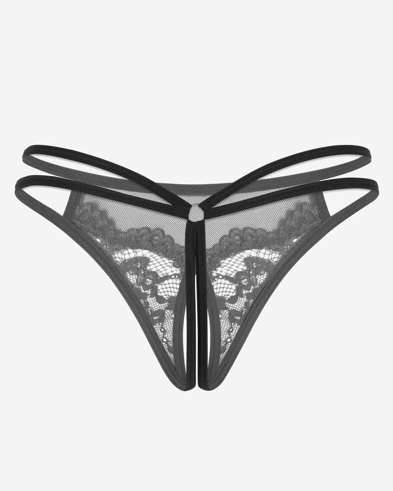 Lace Floral Lace Briefs G-String