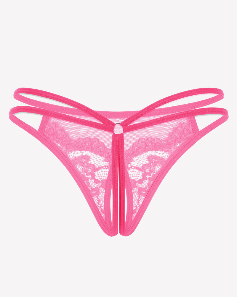 Lace Floral Lace Briefs G-String