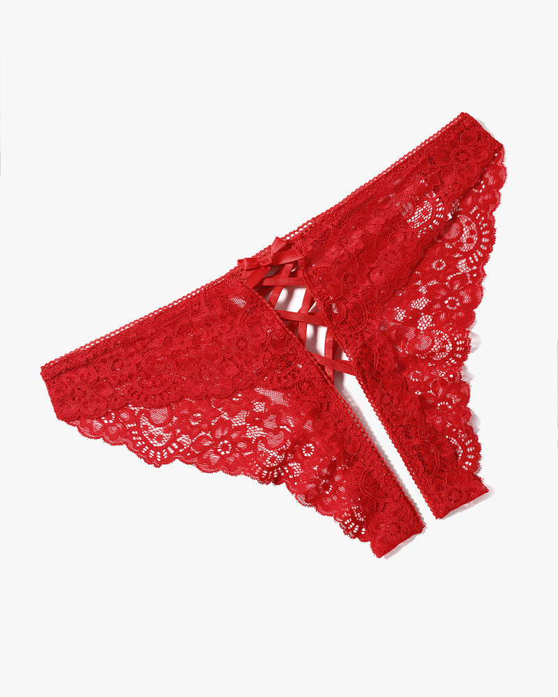 Criss Cross Spitze Hipster Panty