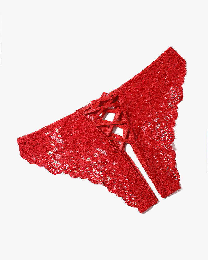 Criss Cross Spitze Hipster Panty