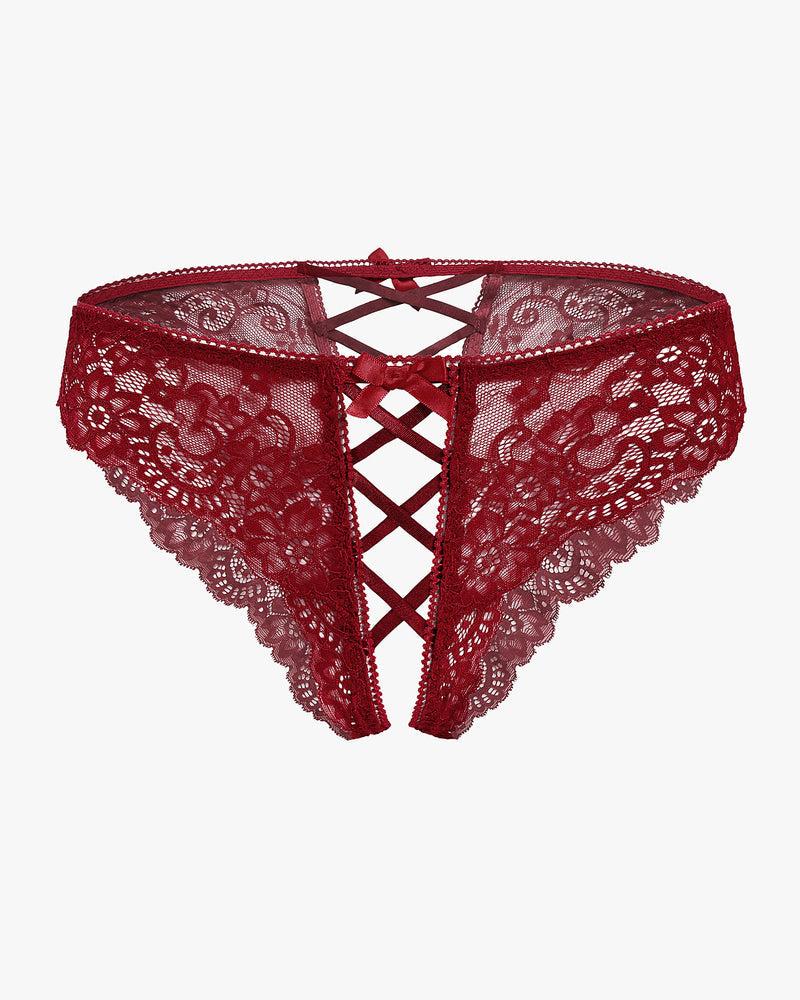 Criss Cross Spitze Hipster Panty