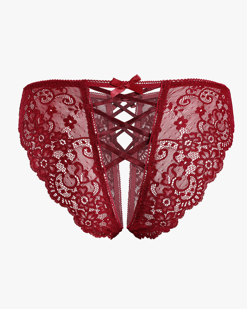 Criss Cross Spitze Hipster Panty