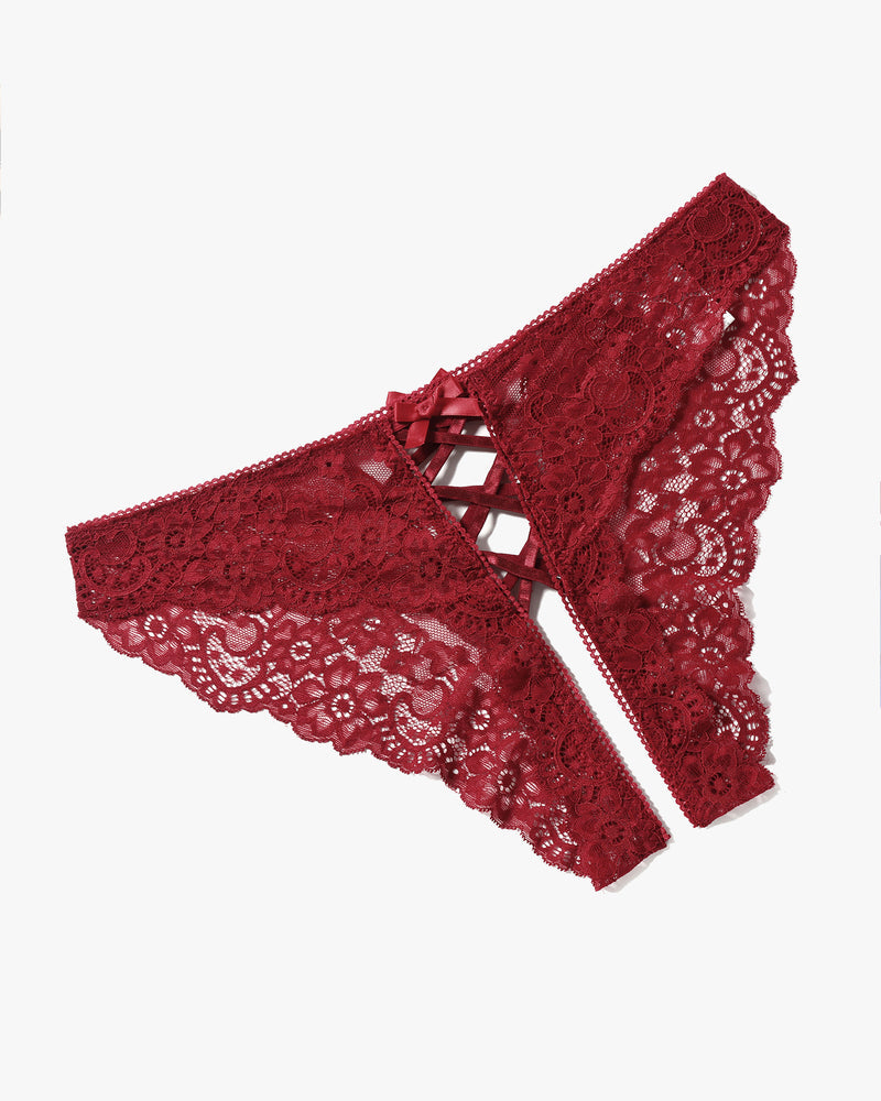 Criss Cross Spitze Hipster Panty