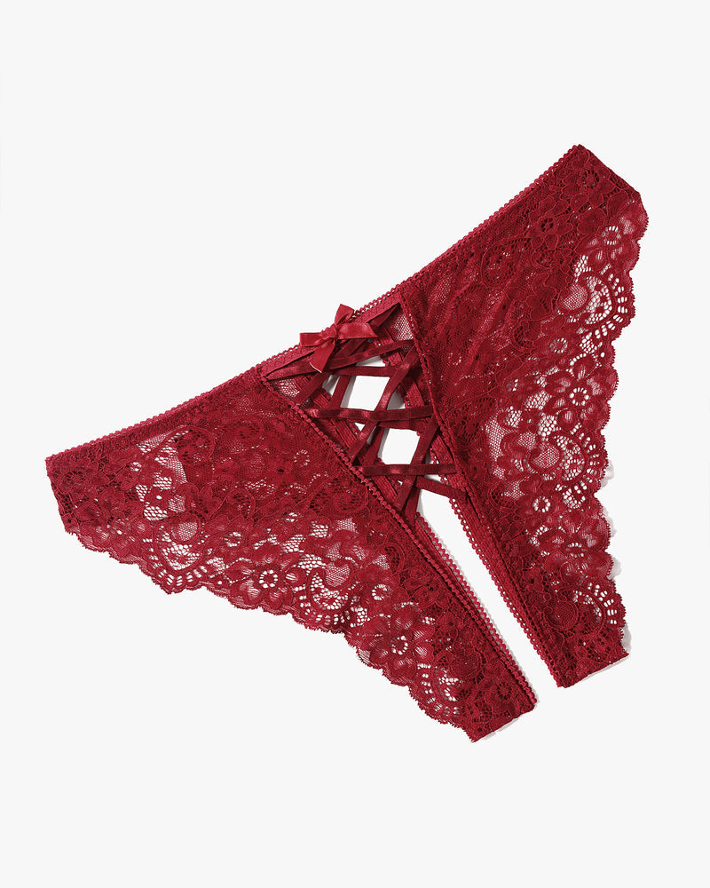 Criss Cross Spitze Hipster Panty