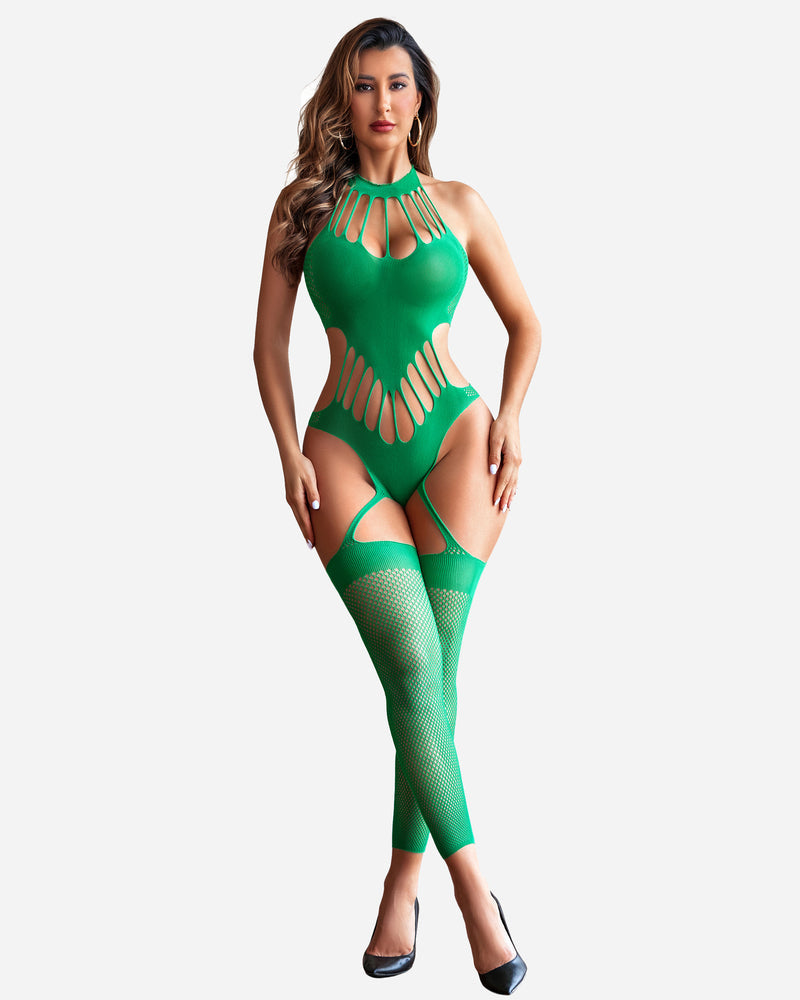 Netz-Bodystocking Mesh-Bodysuit