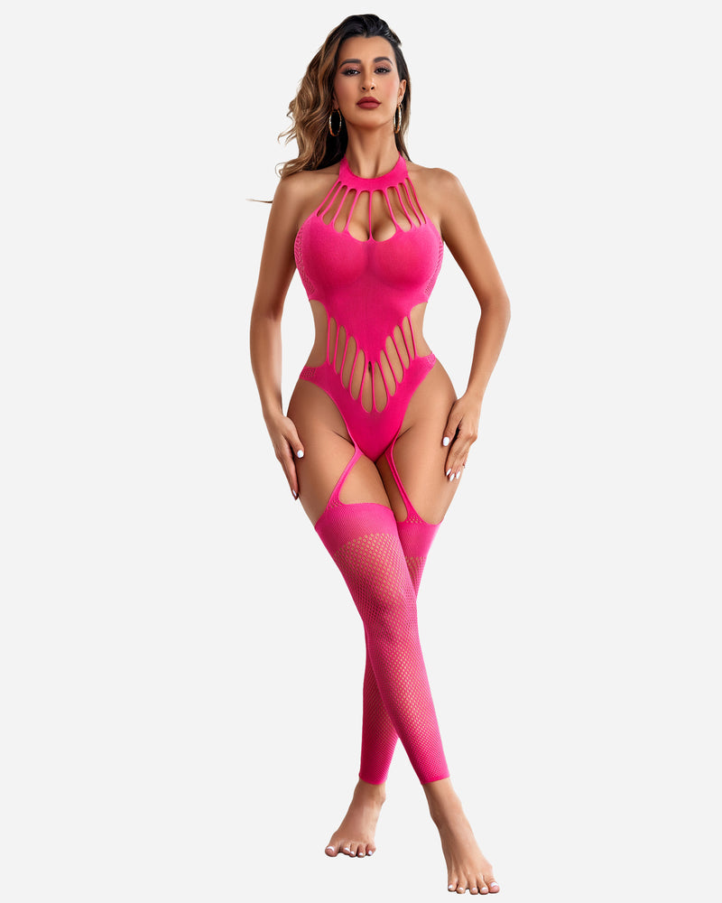 Netz-Bodystocking Mesh-Bodysuit