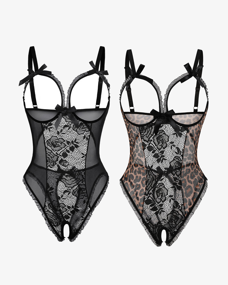 2Packs Sets Spitze Mini-Bodysuit