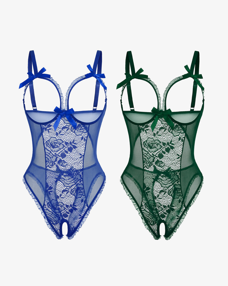 2Packs Sets Spitze Mini-Bodysuit
