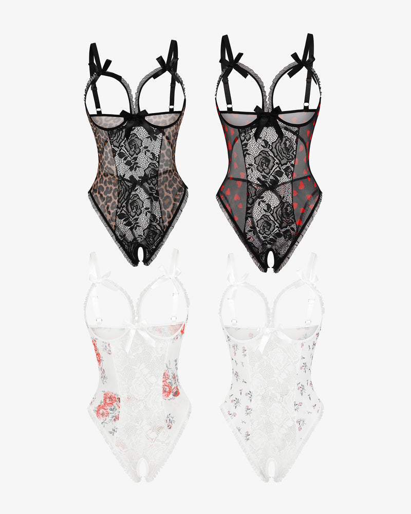 2Packs Sets Spitze Mini-Bodysuit