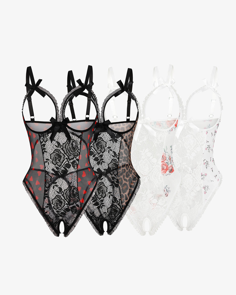 2Packs Sets Spitze Mini-Bodysuit