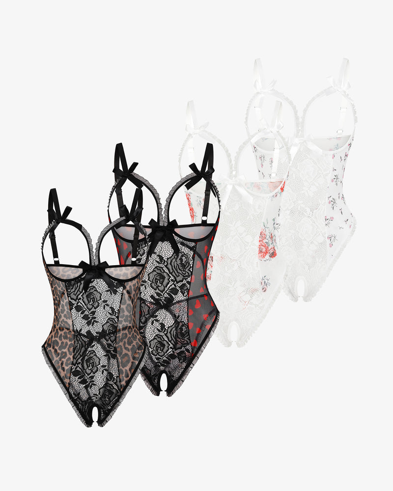2Packs Sets Spitze Mini-Bodysuit