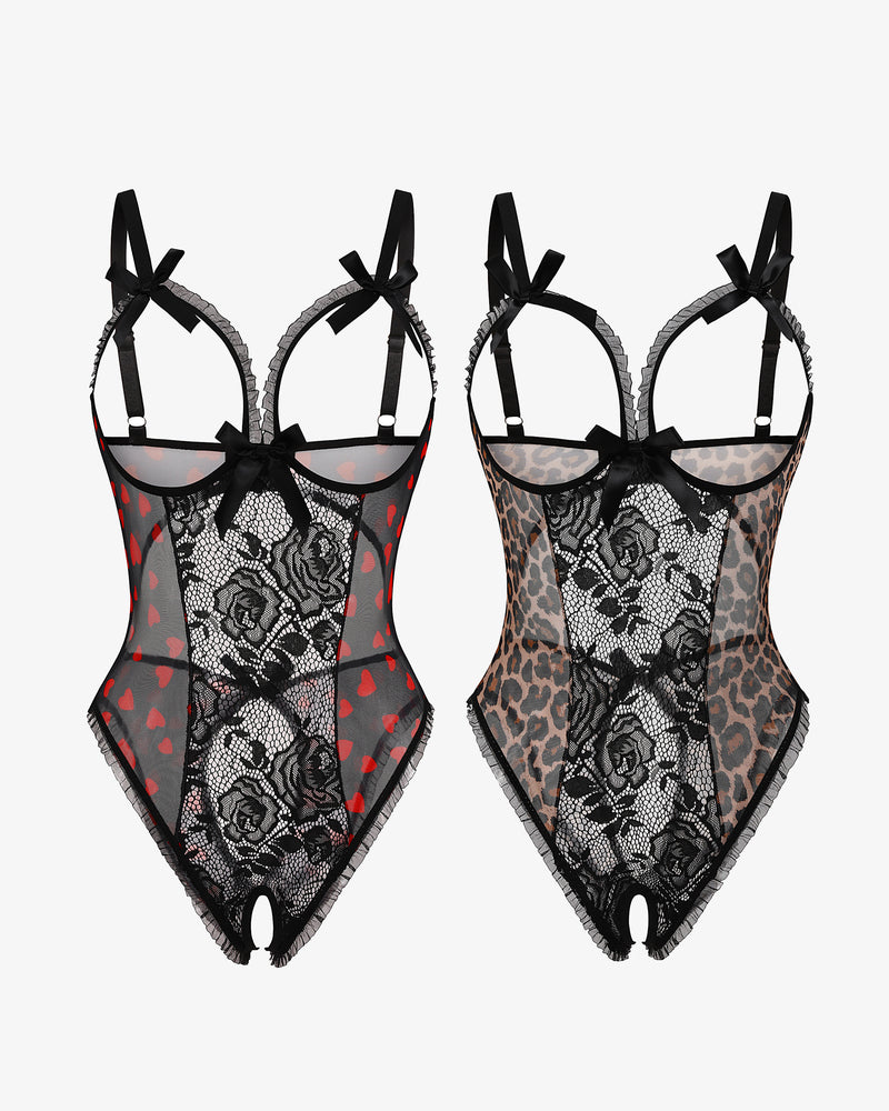 2Packs Sets Spitze Mini-Bodysuit