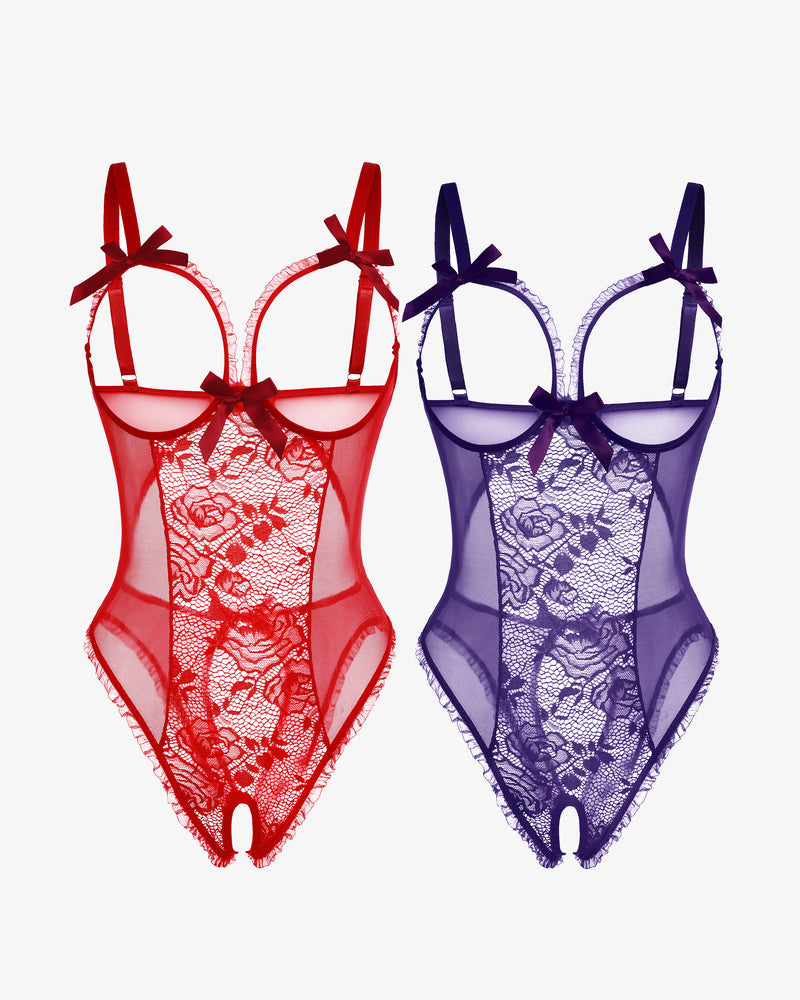 2Packs Sets Spitze Mini-Bodysuit