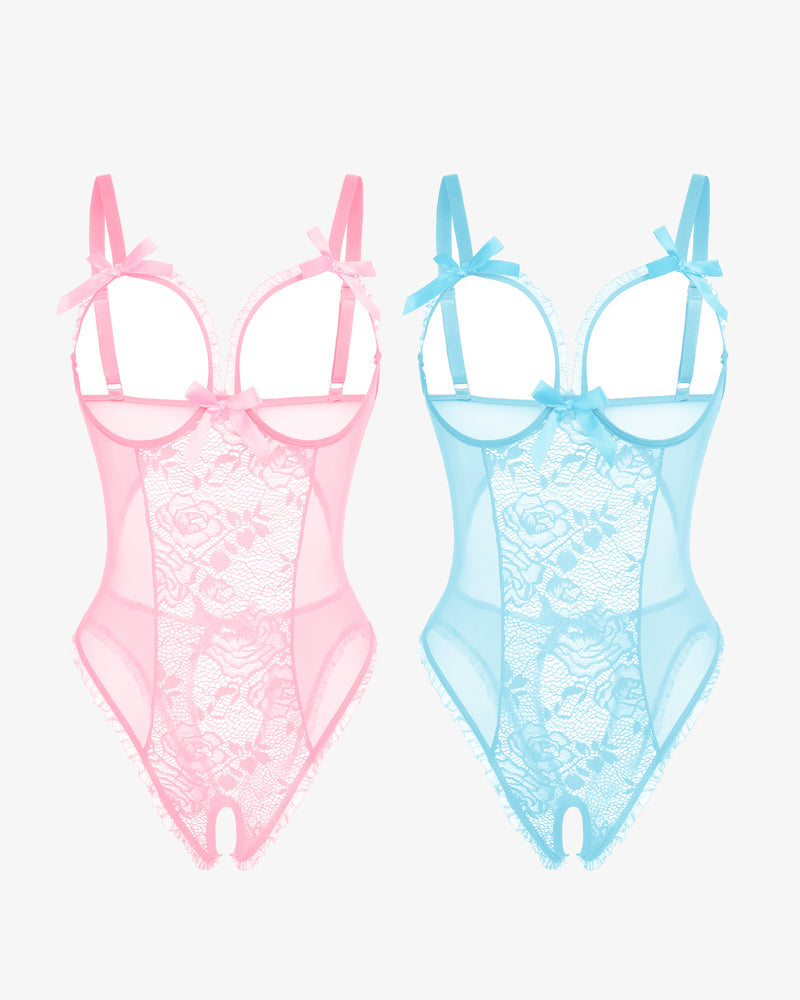 2Packs Sets Spitze Mini-Bodysuit