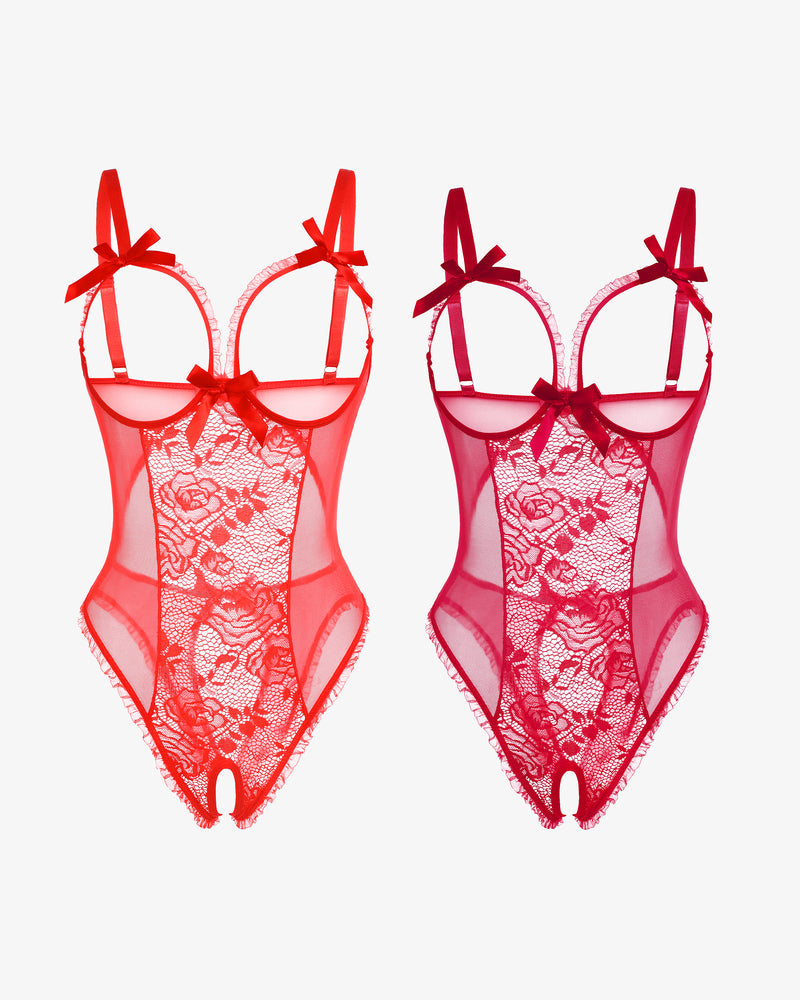 2Packs Sets Spitze Mini-Bodysuit