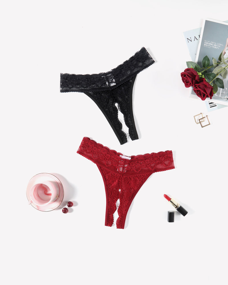 Hipster-Tanga mit tiefem Rückenausschnitt