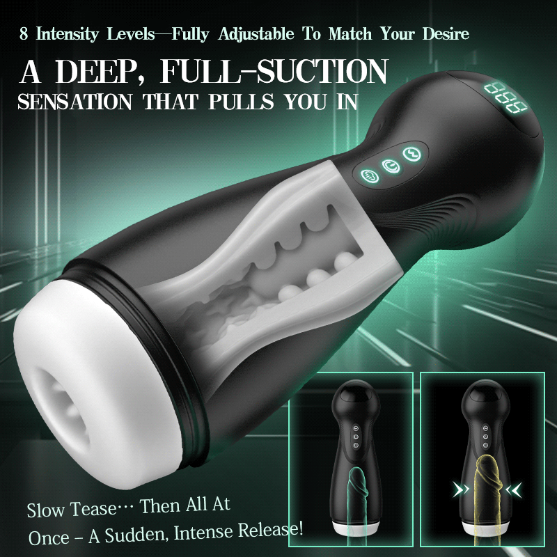 Acmejoy - SolaceX Intensive Absaugung & Vibration Vergnügen männlichen Stroker Masturbator