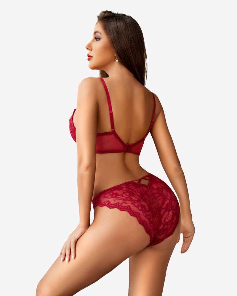 Dessous-Sets BH und Höschen Spitzen-Sets