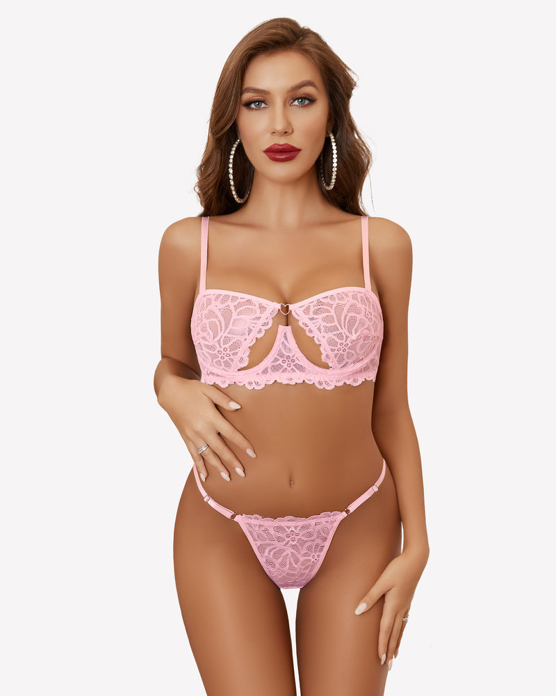 Push-up-Halbschalen-BH-Sets