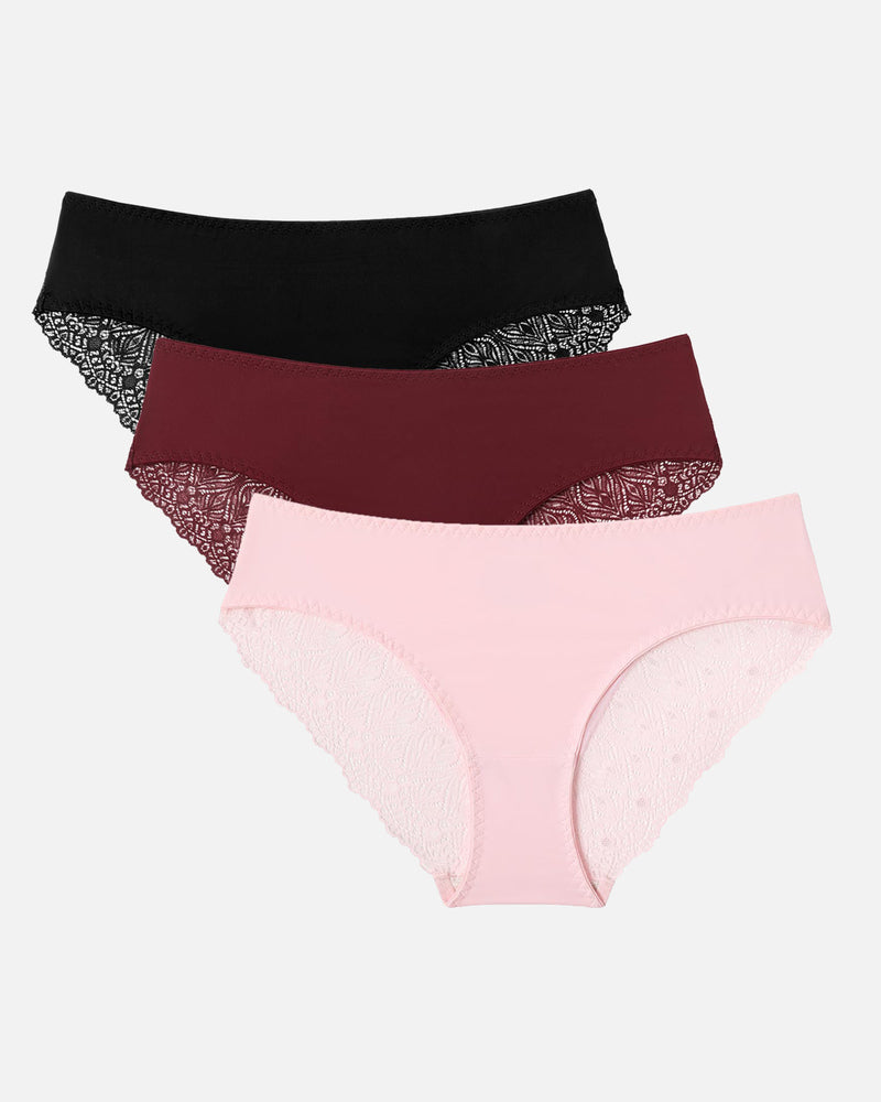 Spitzenhöschen No Show Hipster V-Taille Hipster