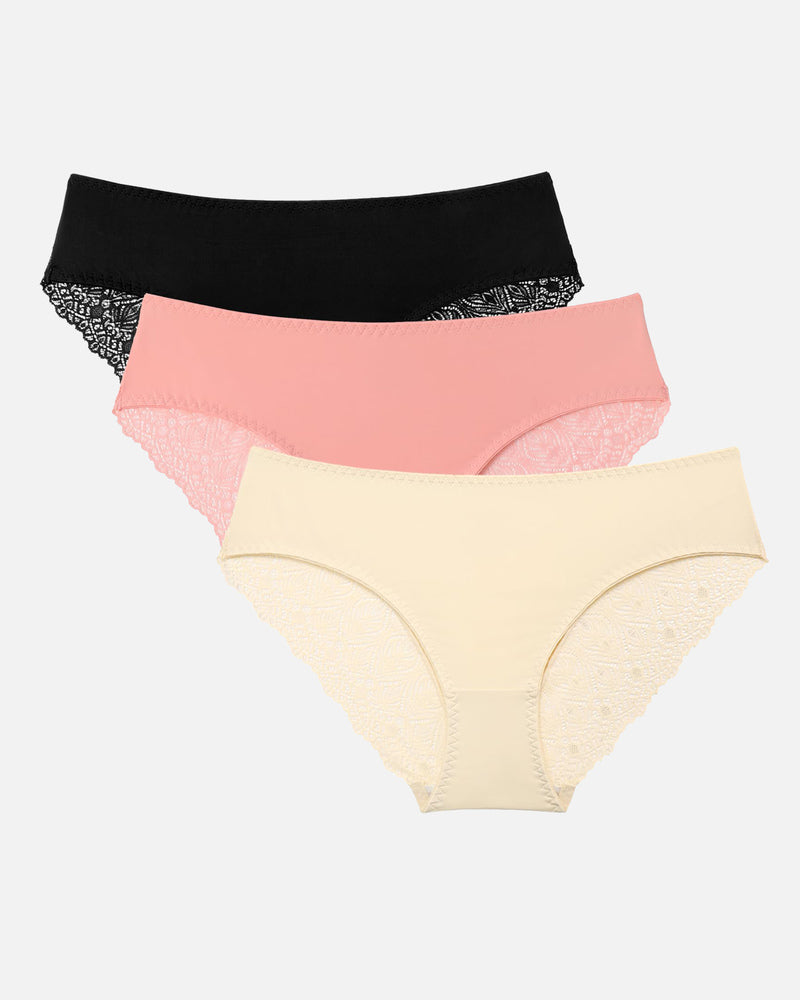 Spitzenhöschen No Show Hipster V-Taille Hipster