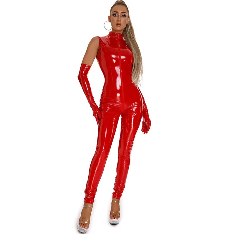Sexy Lara Wetlook Catsuit von KissHuts® - Verführerisch und Atemberaubend