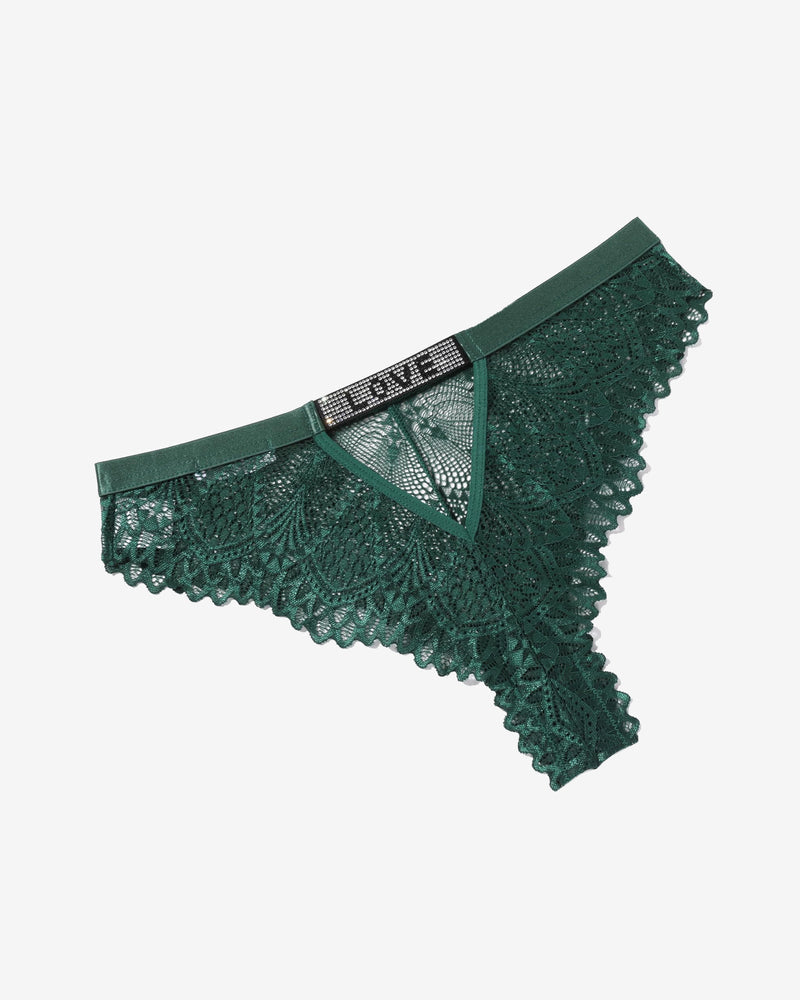 Spitzenhöschen Strass Unterwäsche