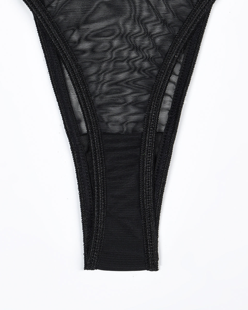 2er-Pack Mesh-BH und -Tanga-Set