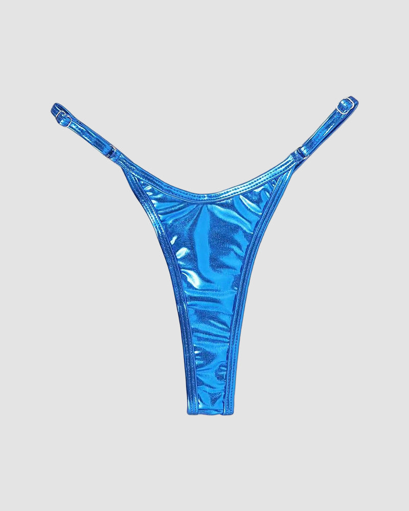 Riemchen-Tanga aus Leder