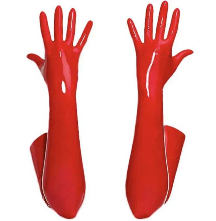 Lange Flüssigkeitshandschuhe