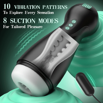 Acmejoy - SolaceX Intensive Absaugung & Vibration Vergnügen männlichen Stroker Masturbator