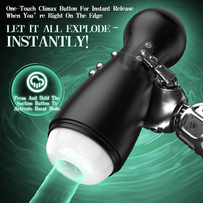 Acmejoy - SolaceX Intensive Absaugung & Vibration Vergnügen männlichen Stroker Masturbator