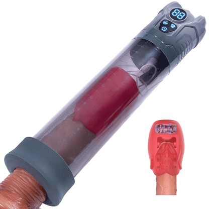 Acmejoy GrowPlus - Train & Please Penis Pumpen 5 Saugen Blowjob 7 Vibrationen