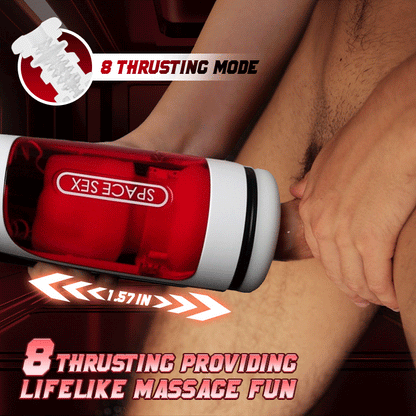 Mirabel - 320/Min. One-Click Burst 8 Thrusting 10 Vibrating Masturbation Cup