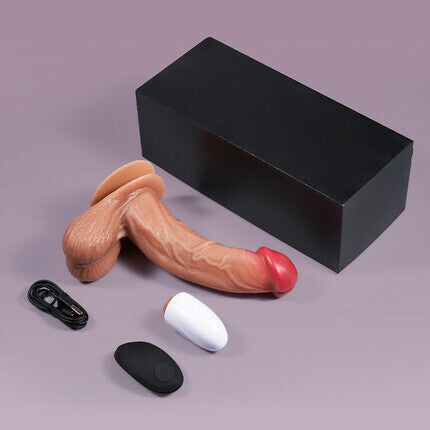 Acmejoy Lifelike Vibrating 6.69 Inch Dildo für G-Punkt und Anal Stimulation Starke Saugkraft