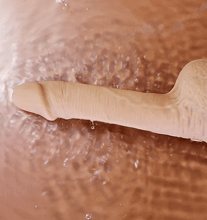 Acmejoy - Hollow Flapping Silikon Dildo Vibrator 8.38 IN